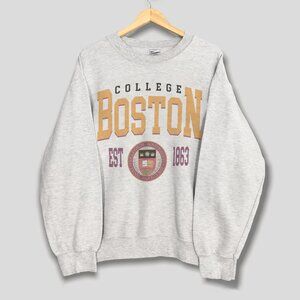 90s Vintage Style Boston College Sweatshirt, Boston University Unisex Shirt Tee